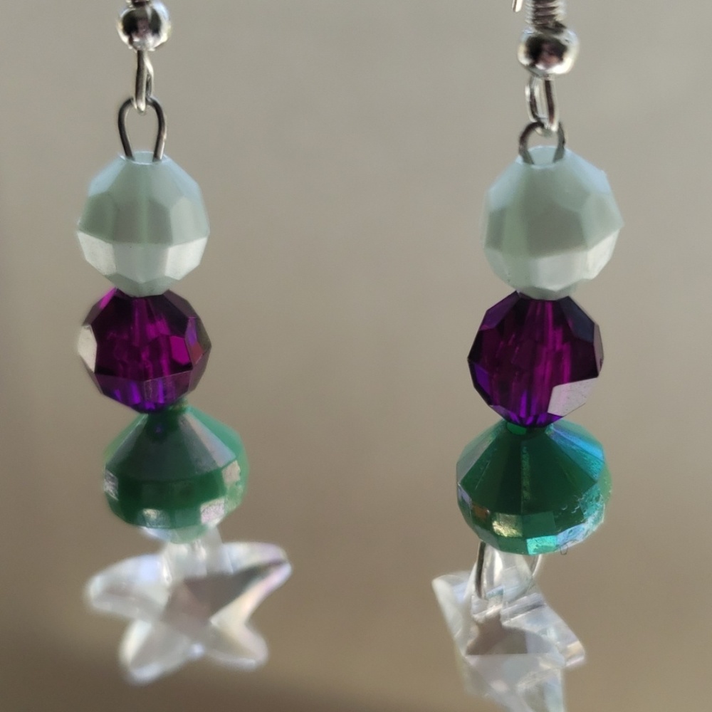 Fun Crystal Star/ Statement Earring's